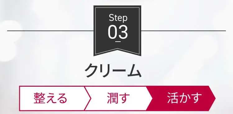 STEP3　クリーム